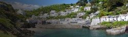 Houses and cottages on coast